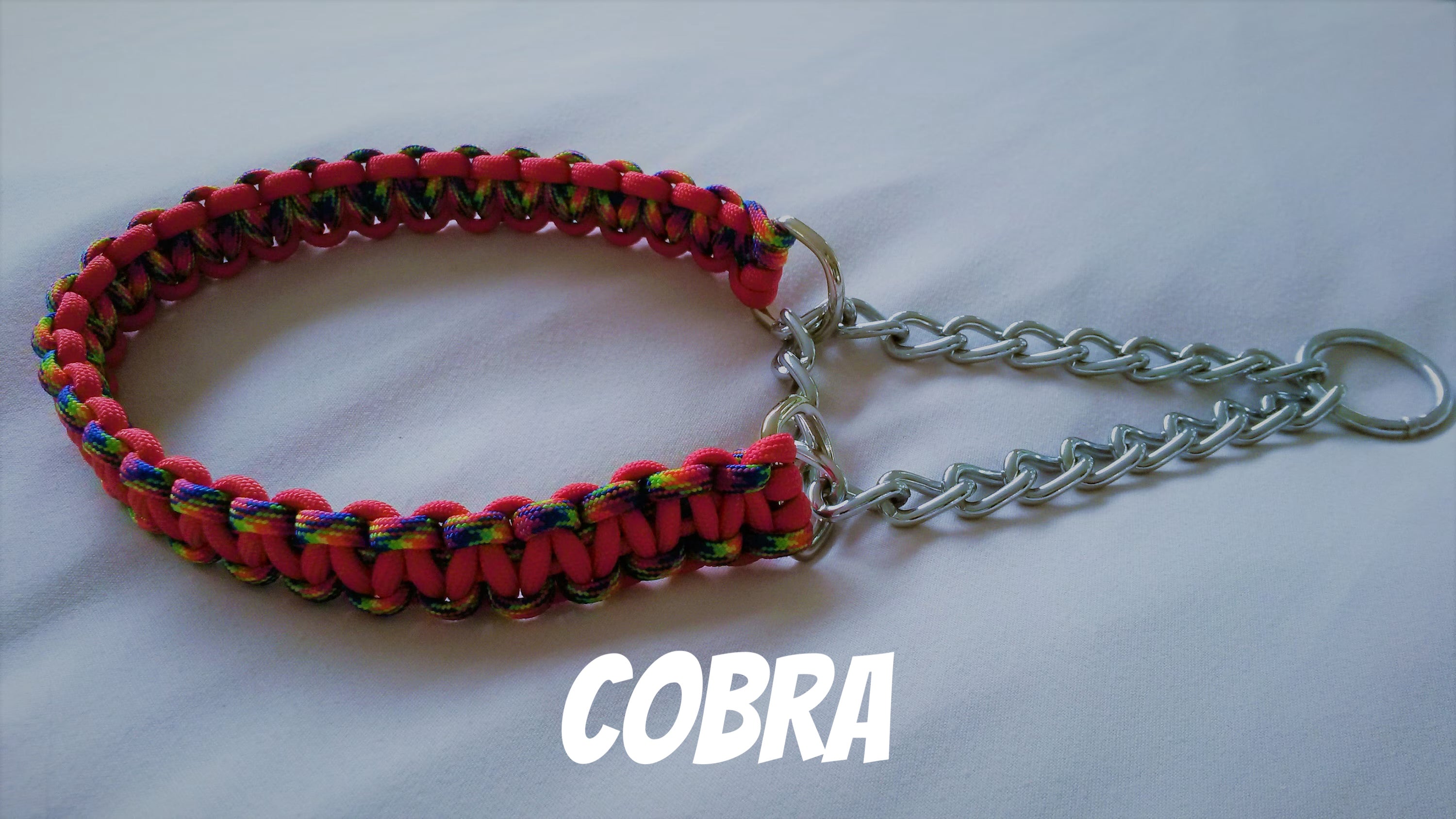 Unika hundhalsband i paracord