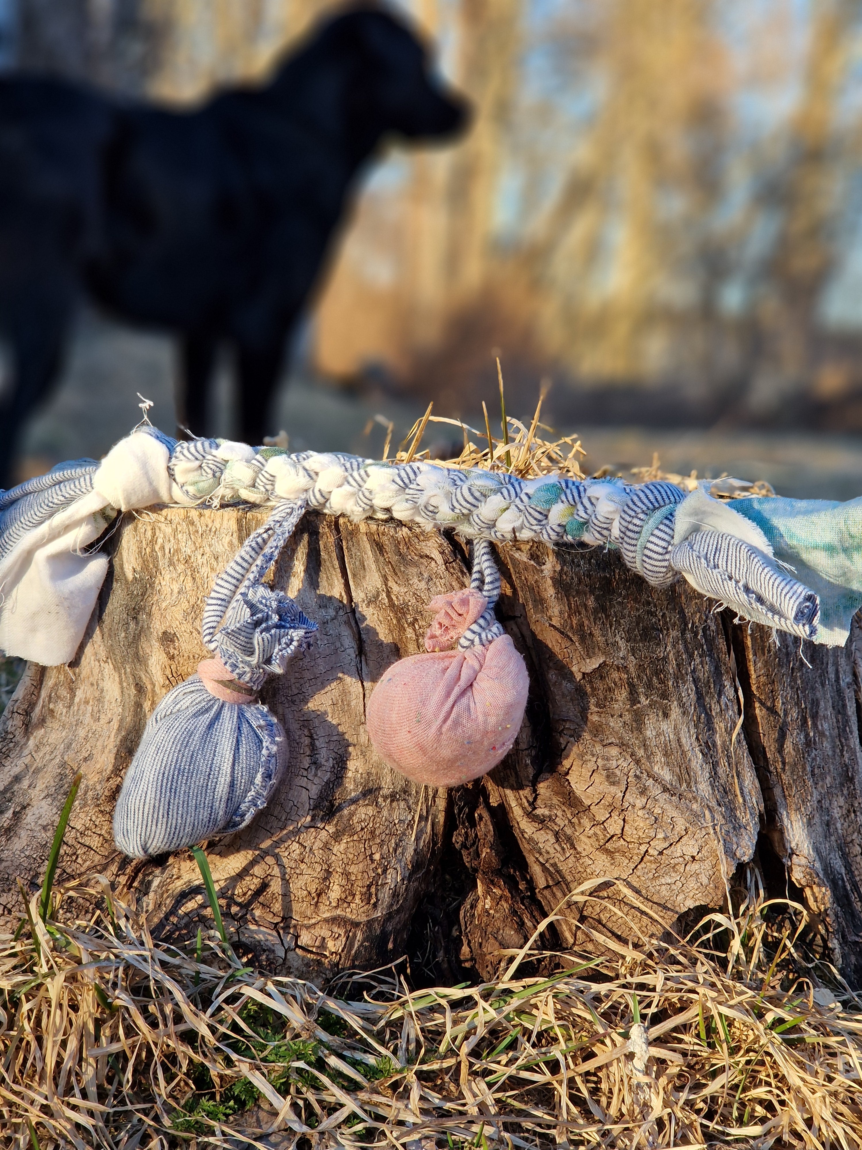 Handgjorda hundleksaker