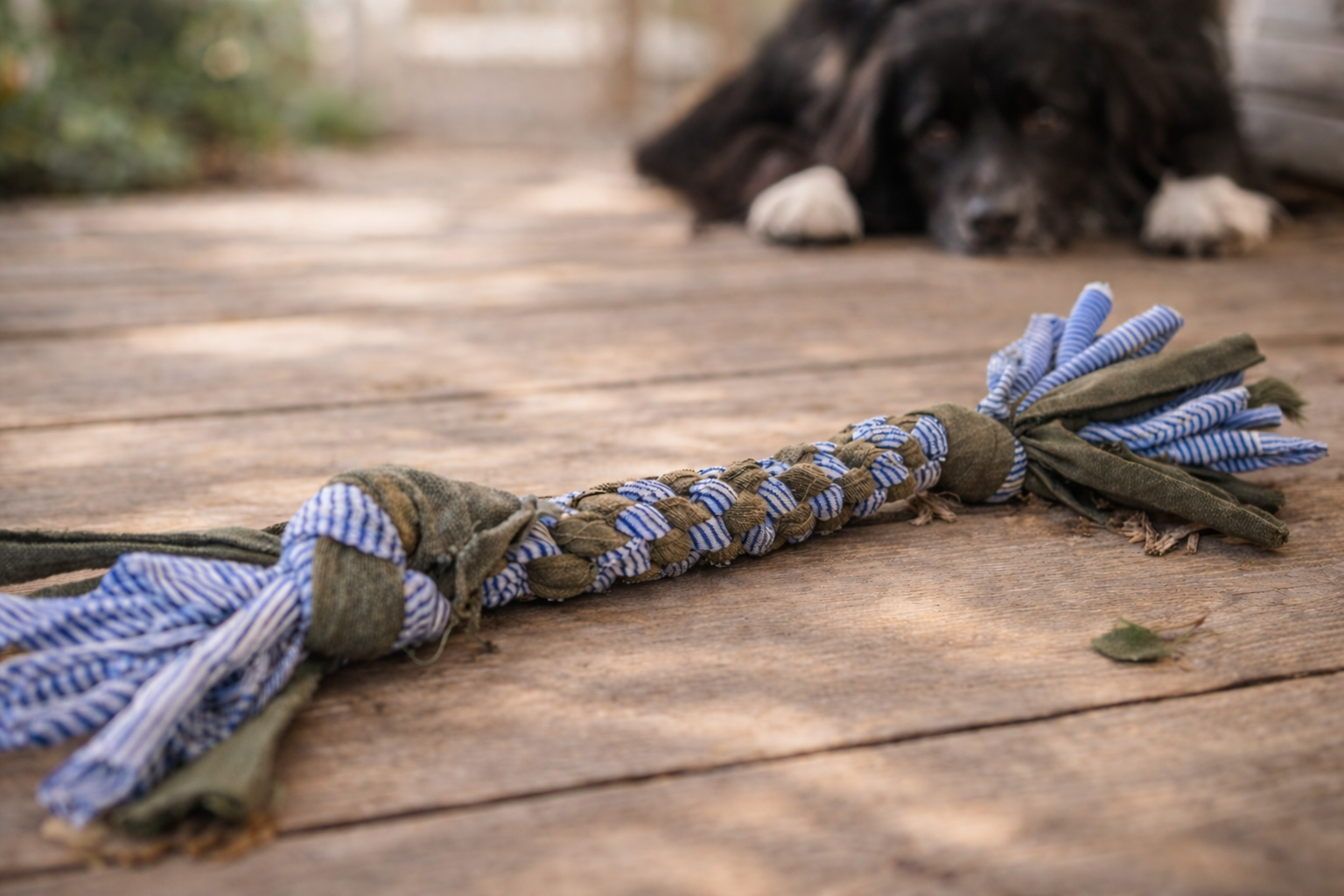 Hundleksak från Ohana Made tillverkad av återvunnet material