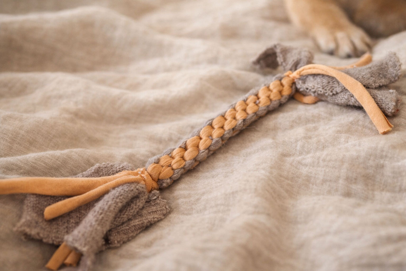 Handgjorda hundleksaker