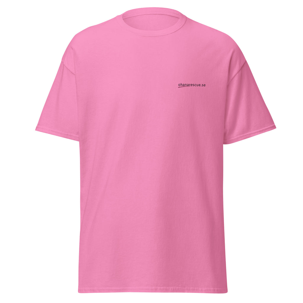 ohana t-shirt ingen lämnas kvar framsida
