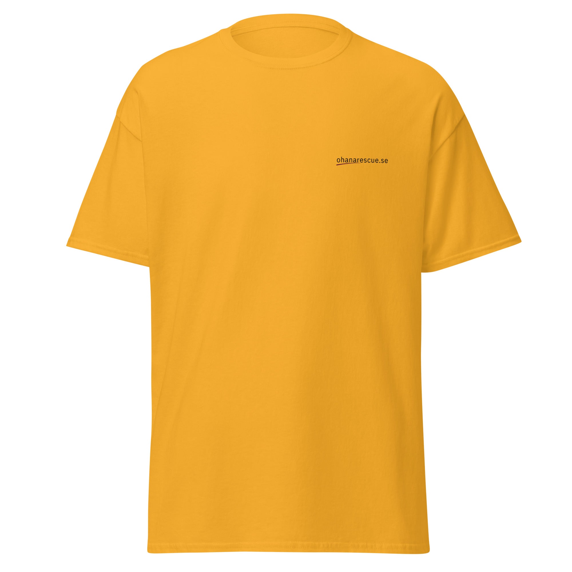 ohana t-shirt ingen lämnas kvar framsida