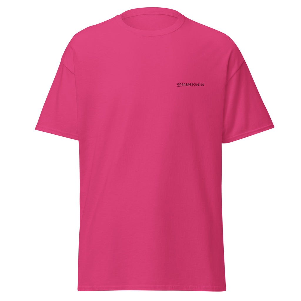 ohana t-shirt ingen lämnas kvar framsida