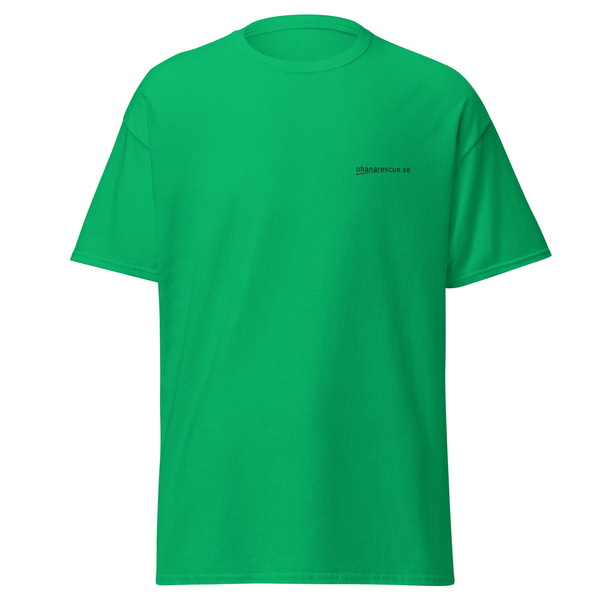 ohana t-shirt ingen lämnas kvar framsida