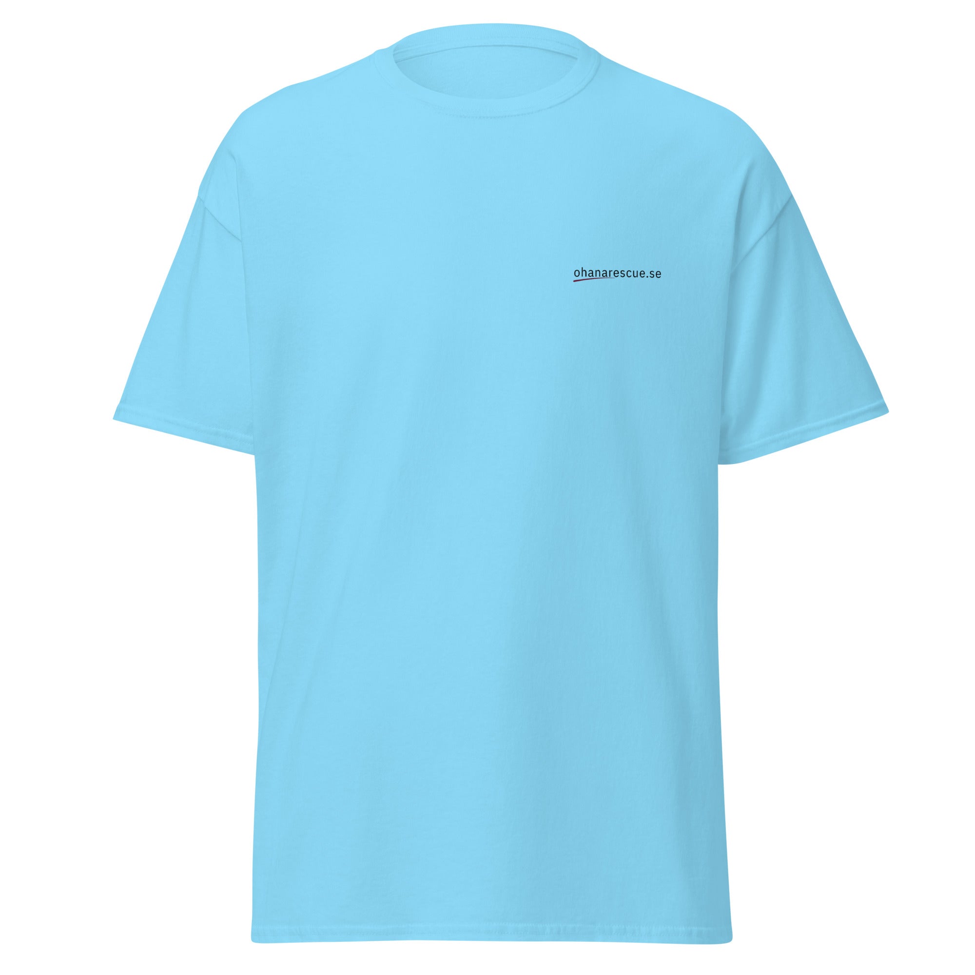 ohana t-shirt ingen lämnas kvar framsida