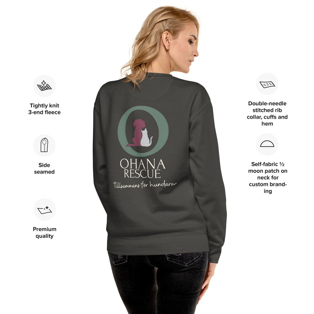 Tröja utan huva - tillsammans för hundarna | Unisex
